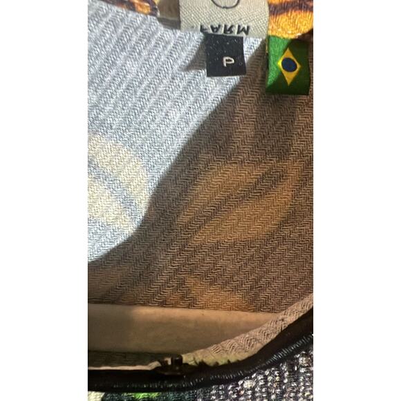 FARM Rio Green & Yellow Printed Mini Dress - Picture 4 of 15